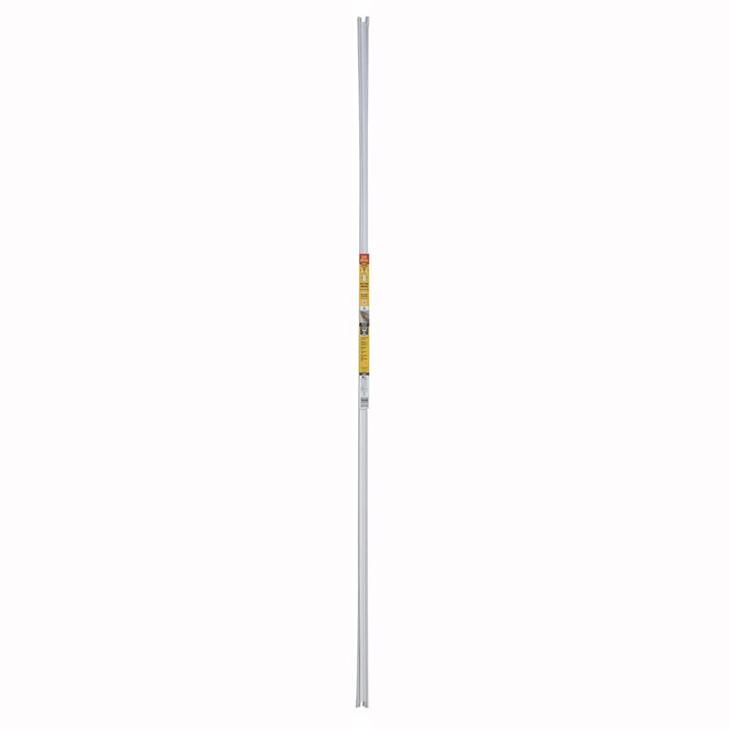 M-D BUILDING PRODUCTS CINCH White Aluminum Door Set Seal For Top/Side Seal 84 in. L X 0.25 in.