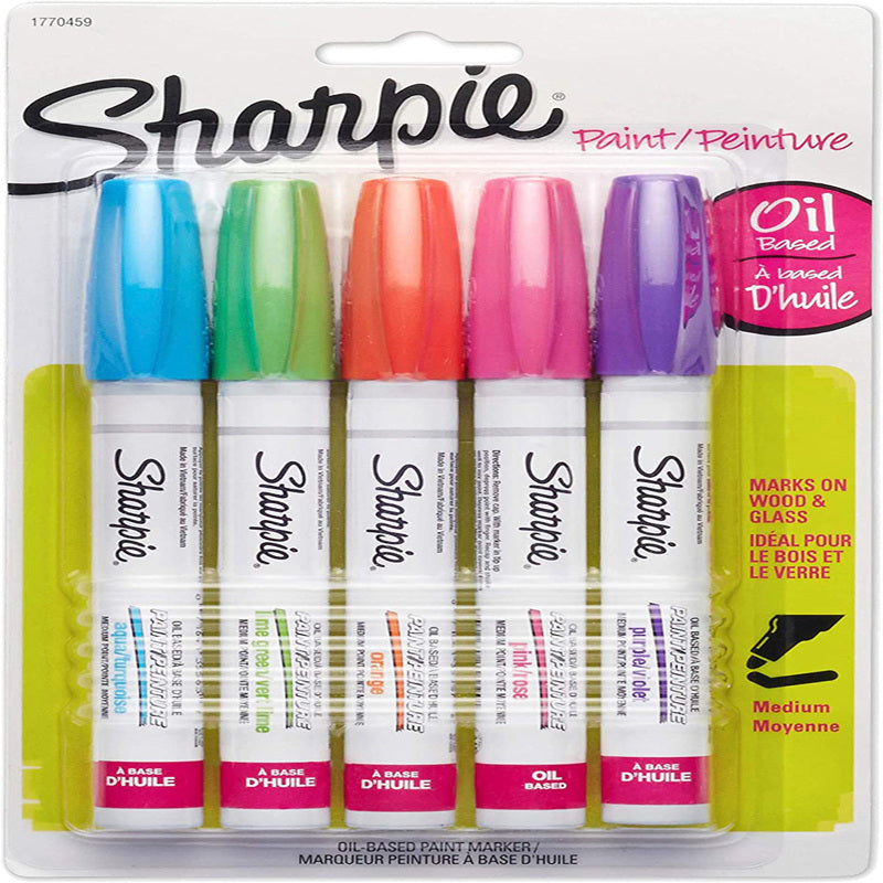 Sharpie Assorted Medium Tip Paint Marker 5 pk