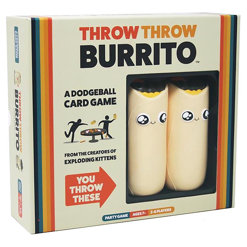 Exploding Kittens Throw Throw Burrito Dodgeball Card Party Game Multicolored