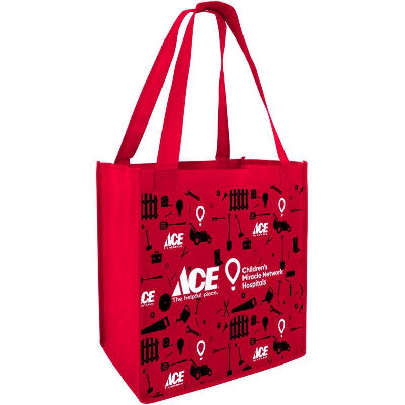 Ace 15.7 in. H X 6.7 in. W X 14.7 in. L Reusable Shopping Bag
