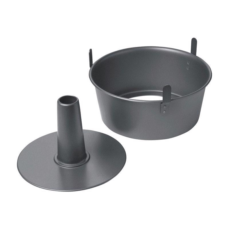 Chicago Metallic 9-1/2 in. W X 9.5 in. L Angel Food Cake Pan Gray