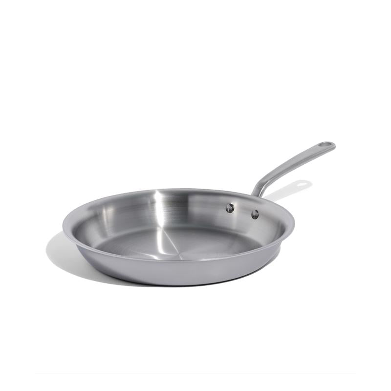 Made In Stainless Steel Fry Pan 12 in. Silver