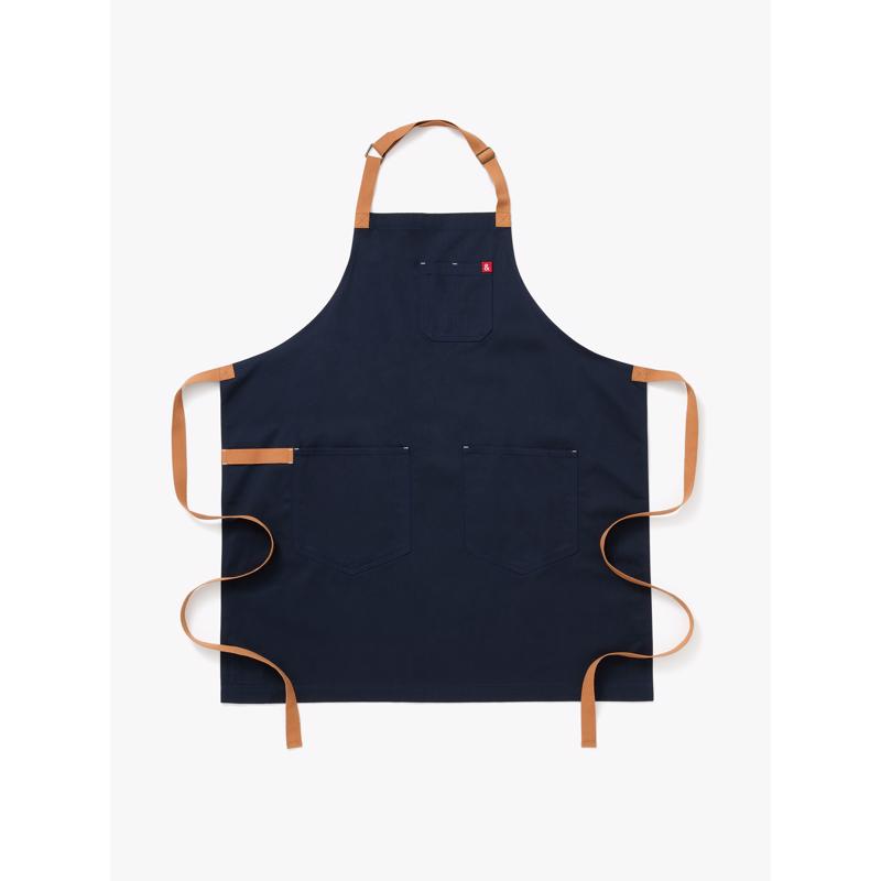 Hedley & Bennett Essential 3 pocket Midnight Blue Canvas Solid Apron