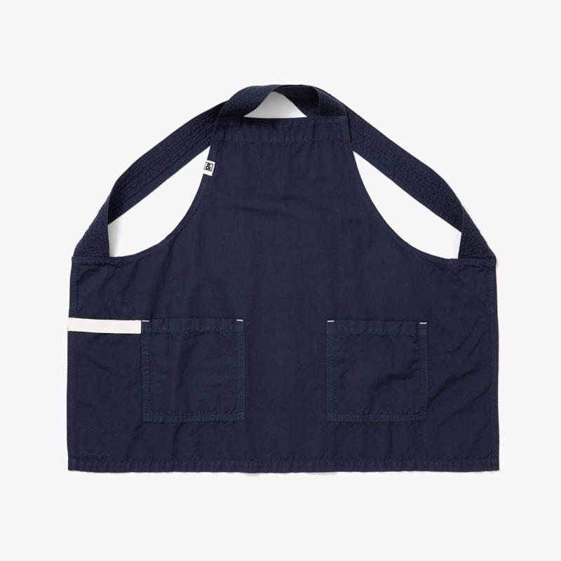 Hedley & Bennett Smock 2 pocket Blueberry Cotton Solid Apron