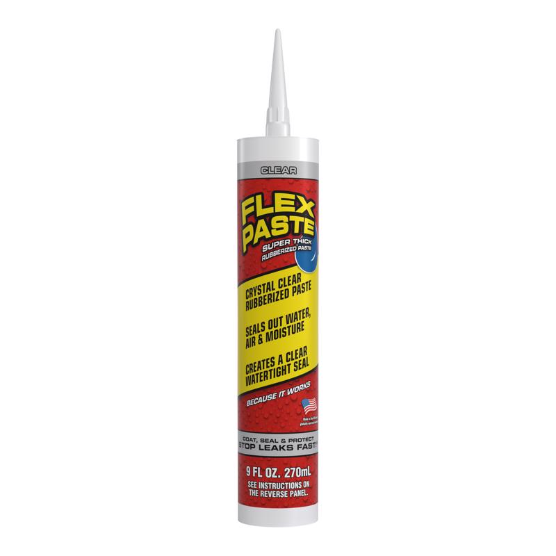 Flex Seal Family of Products Flex Paste Clear Rubberized Paste 9 fl. oz.