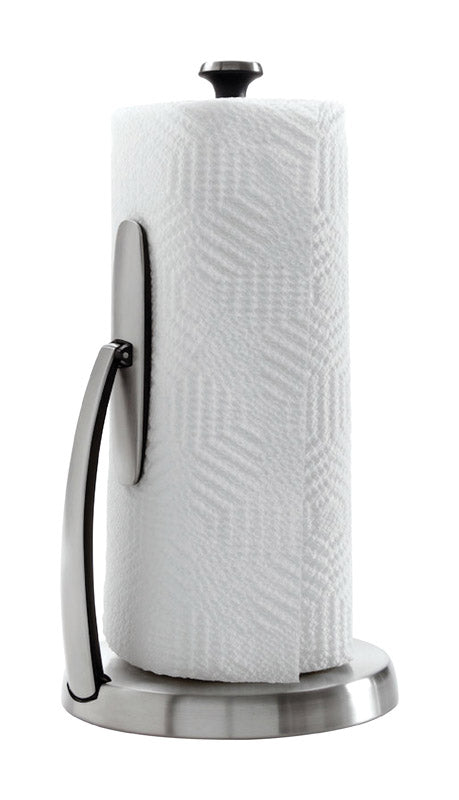OXO Good Grips Stainless Steel Paper Towel Holder 14 in. H X 7 in. W X 7 in. L