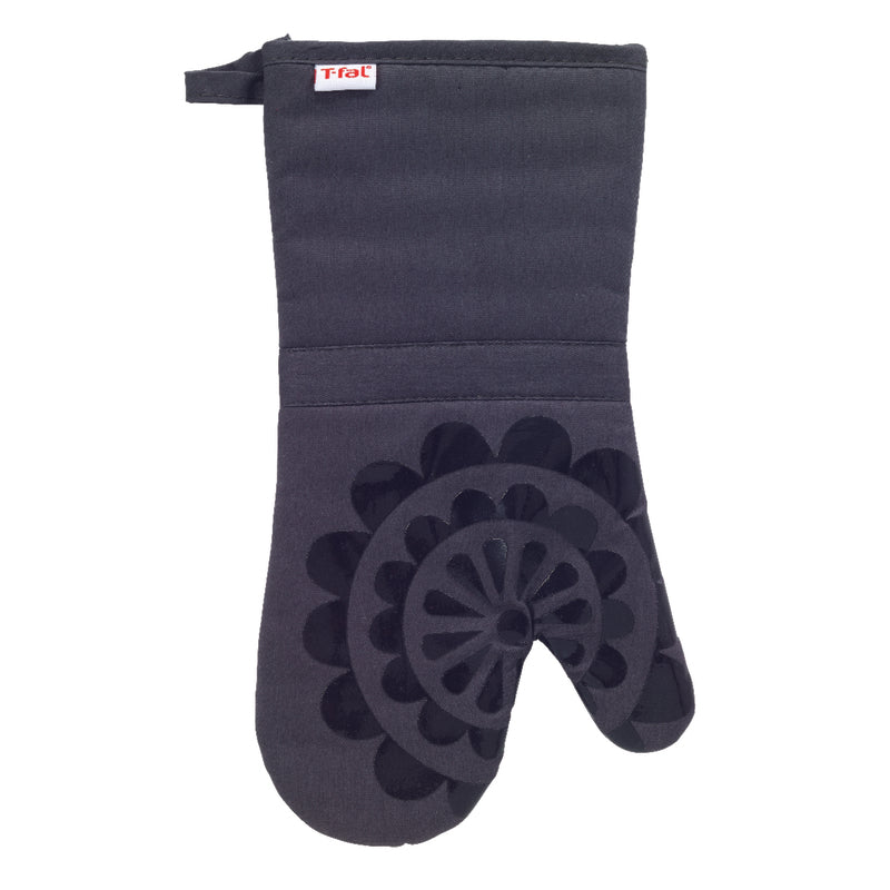 T-Fal Charcoal Medallion Cotton Oven Mitt
