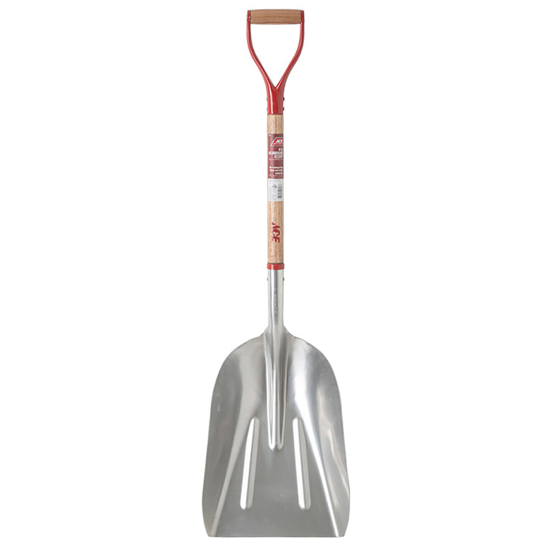 Ace 45 in. Aluminum Scoop General Purpose Shovel Wood Handle