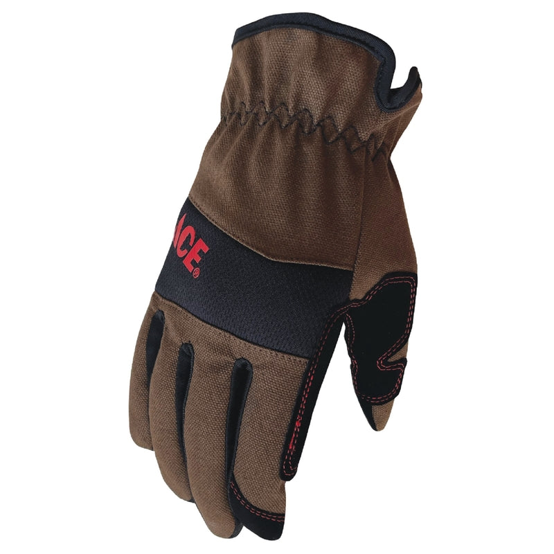 Ace Utility Gloves Black/Brown L 1 pk