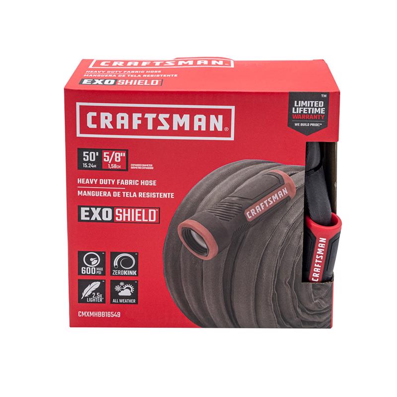 Craftsman ExoShield 5/8 in. D X 50 ft. L Heavy Duty Garden Hose