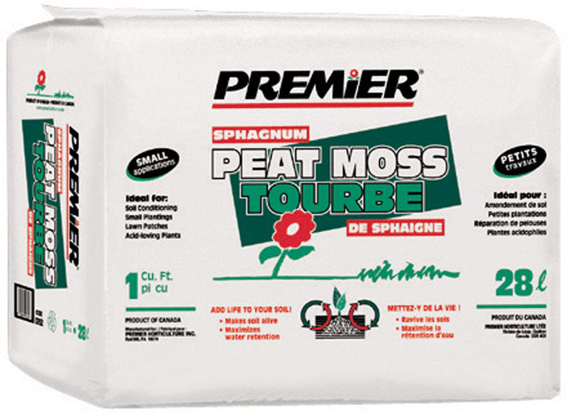 Premier Organic Sphagnum Peat Moss 1 ft³