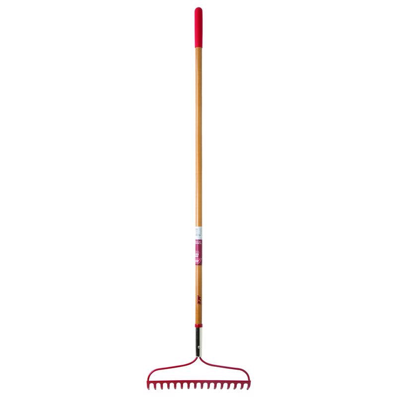 Ace 60 in. 16 Tine Steel Bow Rake Wood Handle