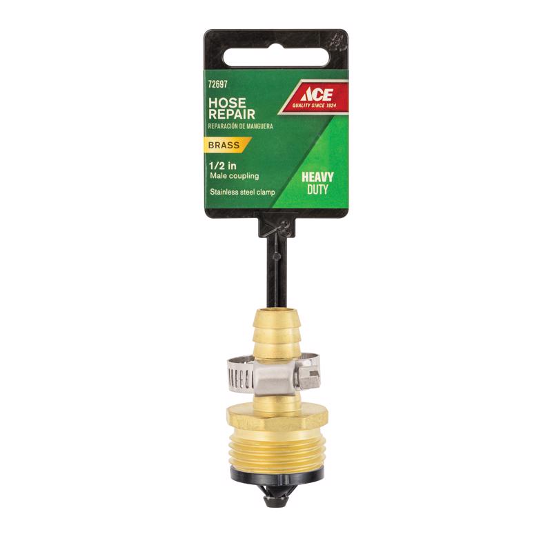 Ace 1/2 in. Hose Barb x 3/4 in. Male in. Brass Threaded Male Hose Repair