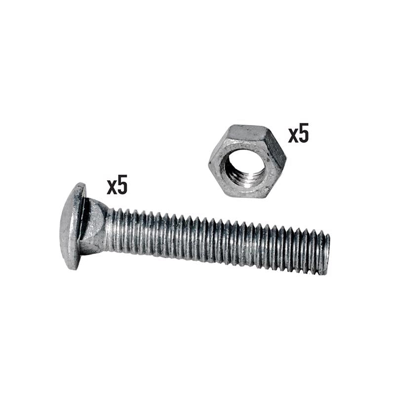 Yardlink .709 in. H Silver Steel Carriage Bolts