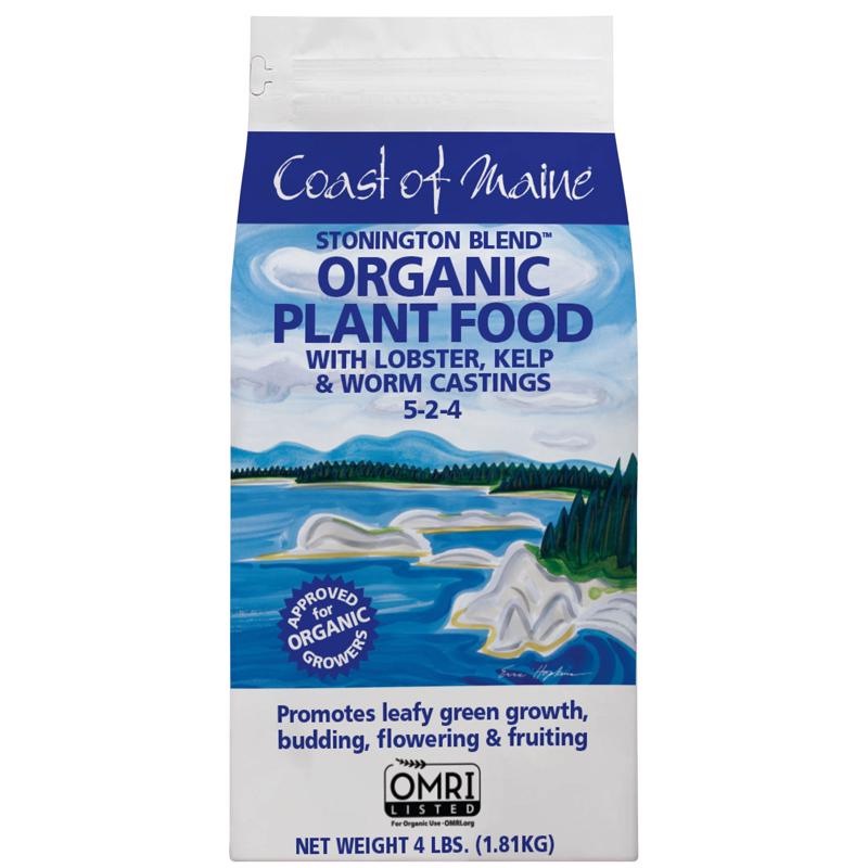 Coast of Maine Stonington Blend Organic Granules All Purpose Plant Food 4 lb
