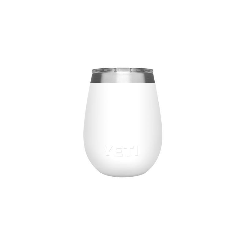 YETI Rambler 10 oz White BPA Free Wine Tumbler with MagSlider Lid
