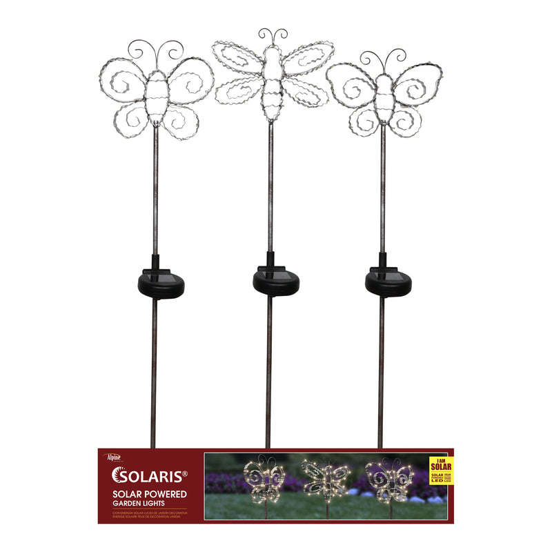 Alpine Assorted Metal 34 in. H Outdoor Garden Stake
