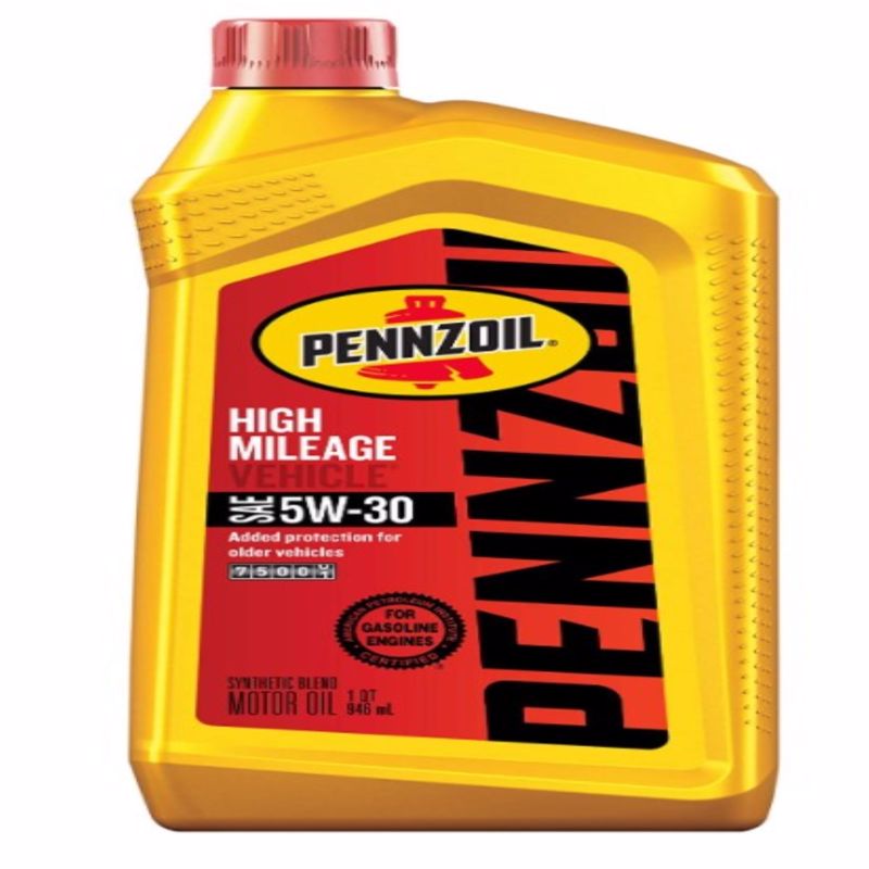 Pennzoil High Mileage Vehicle 5W-30 High Mileage Motor Oil 1 qt 1 pk
