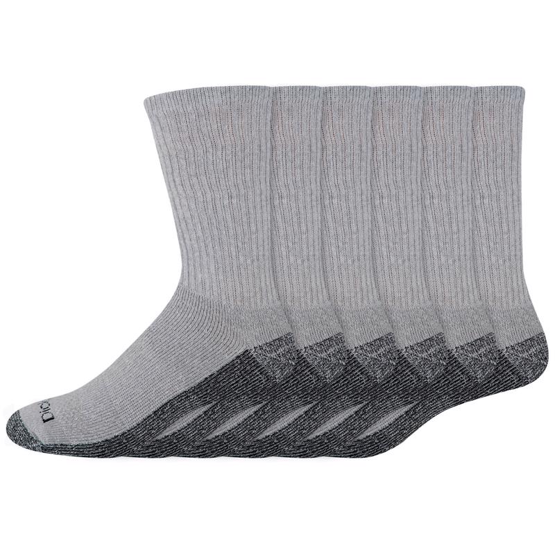Dickies Dri-Tech Men's 6-12 Crew Socks Gray