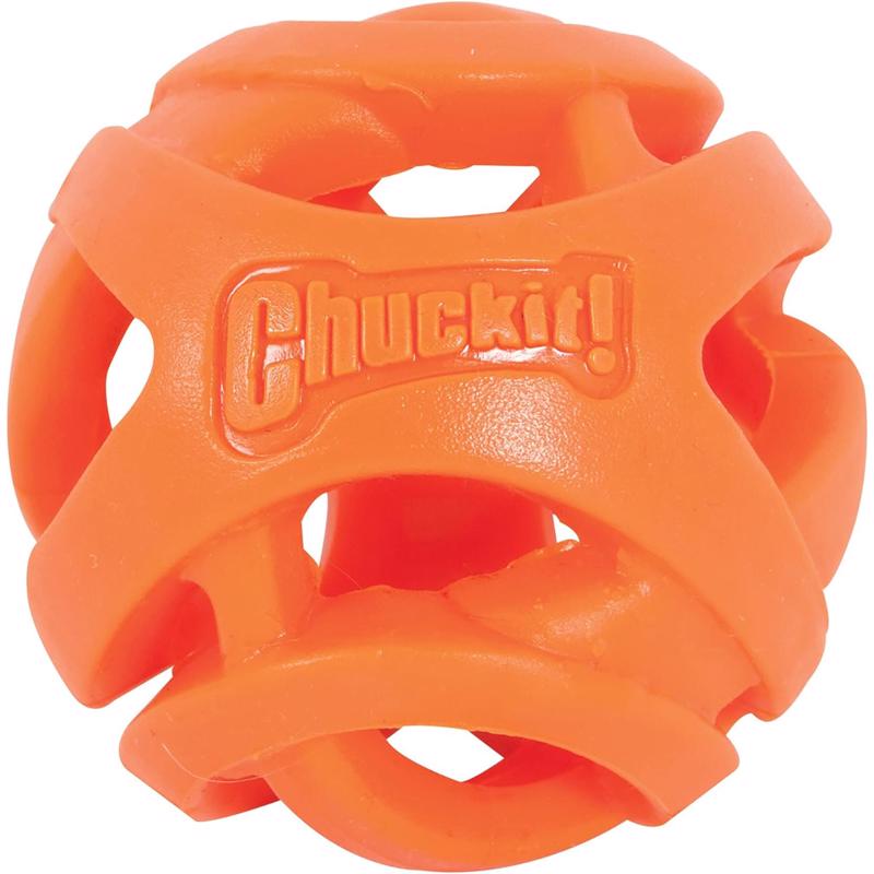 Chuckit! Breathe Right Orange Ball Dog Toy 1 pk