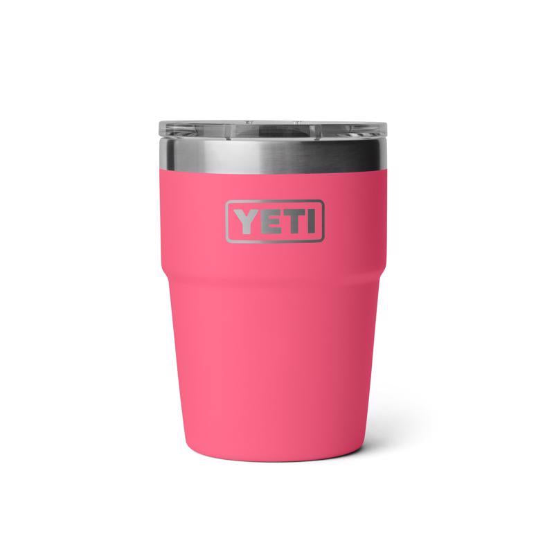 YETI Rambler 16 oz Tropical Pink BPA Free Stackable Tumbler with MagSlider Lid