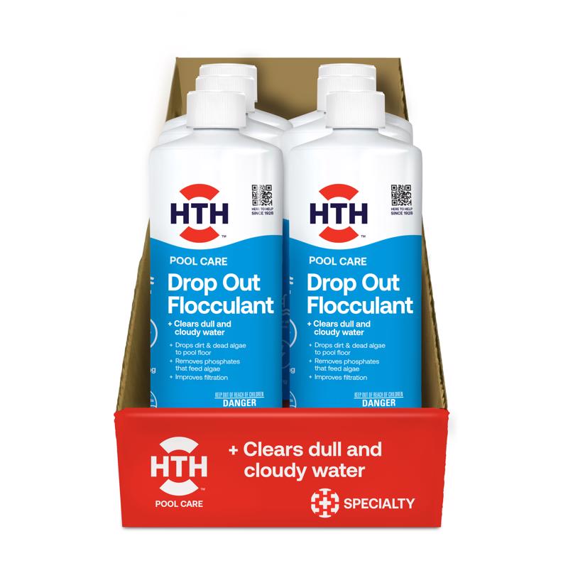 HTH Pool Care Liquid Flocculant 32 oz