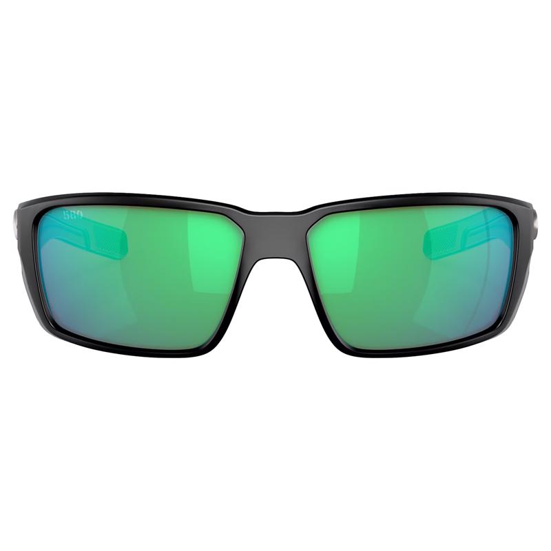 Costa Fantail Pro Black Frame Green Lens Polarized Sunglasses