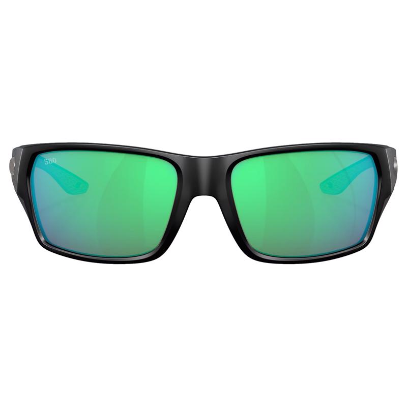 Costa Tailfin Black Frame Green Lens Polarized Sunglasses