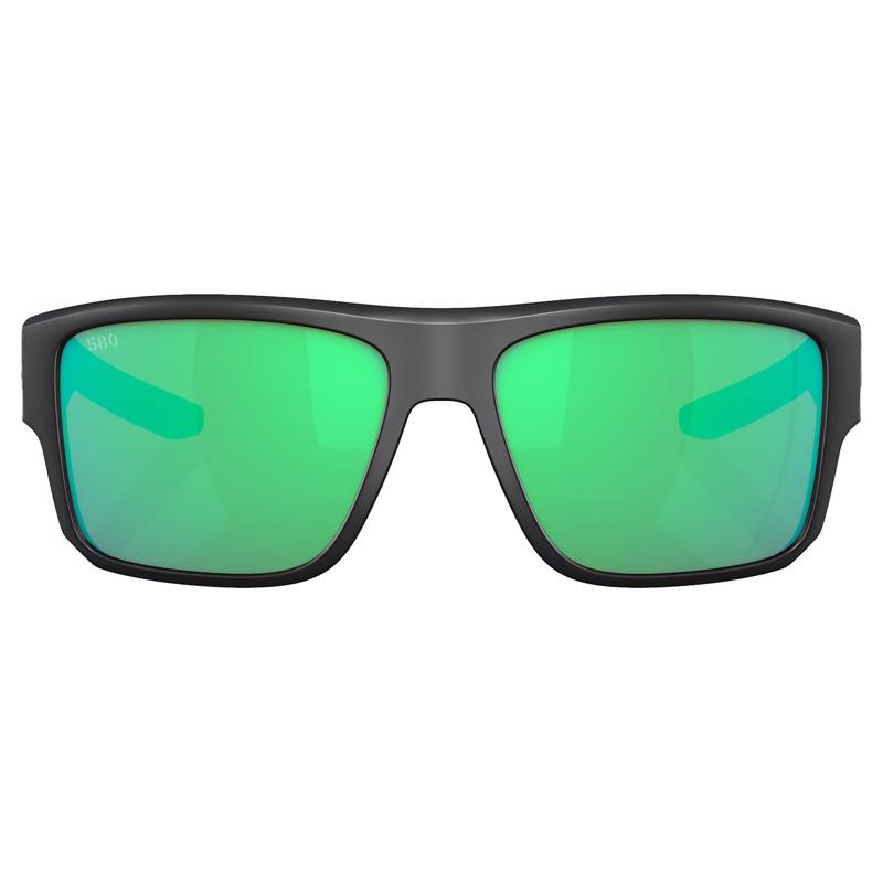 Costa Taxman Black Frame Green Lens Polarized Sunglasses
