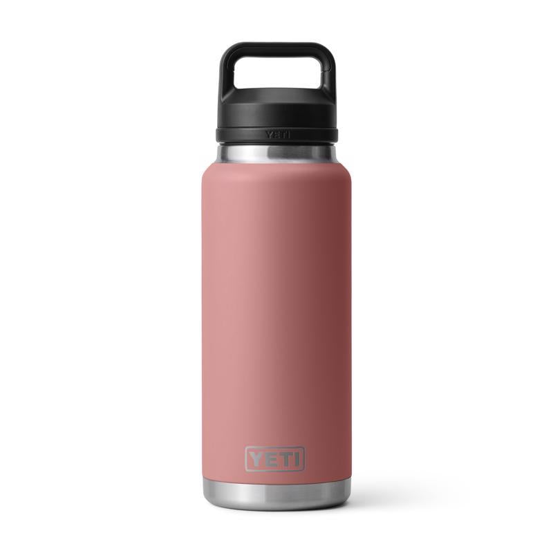 YETI Rambler 36 oz Sandstone Pink BPA Free Bottle with Chug Cap
