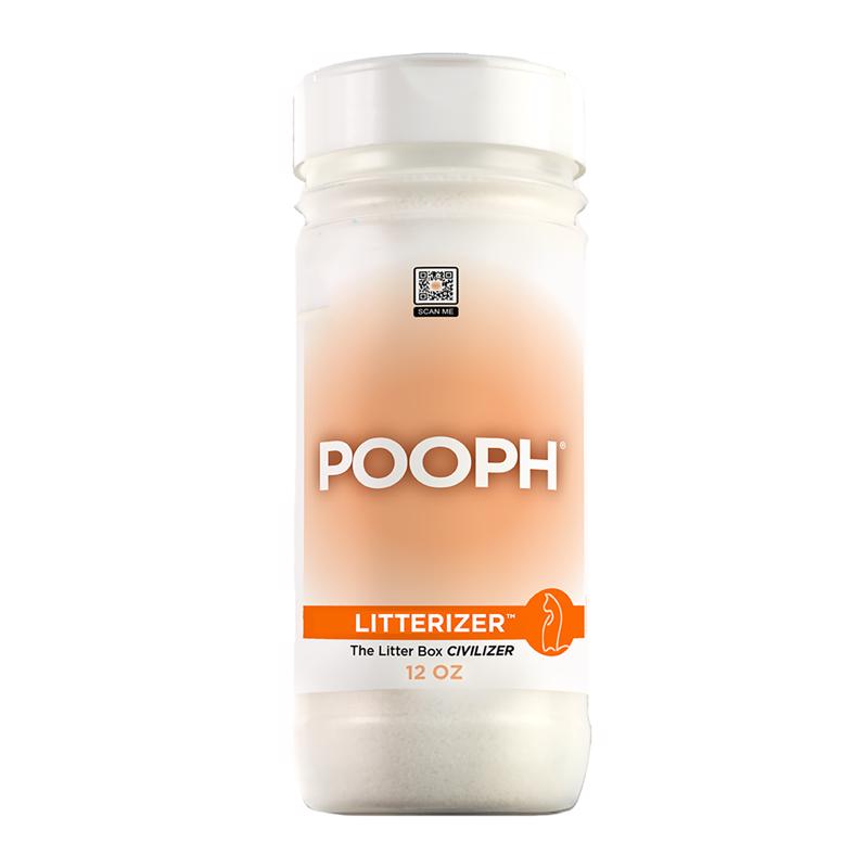 Pooph Cat Powder Kitty Litter Odor Eliminator 12 oz
