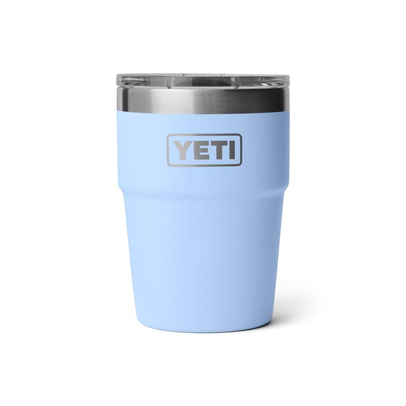 YETI Rambler 16 oz Big Sky Blue BPA Free Stackable Tumbler with MagSlider Lid