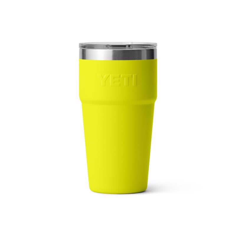 YETI Rambler 20 oz Firefly Yellow BPA Free Stackable Tumbler with MagSlider Lid