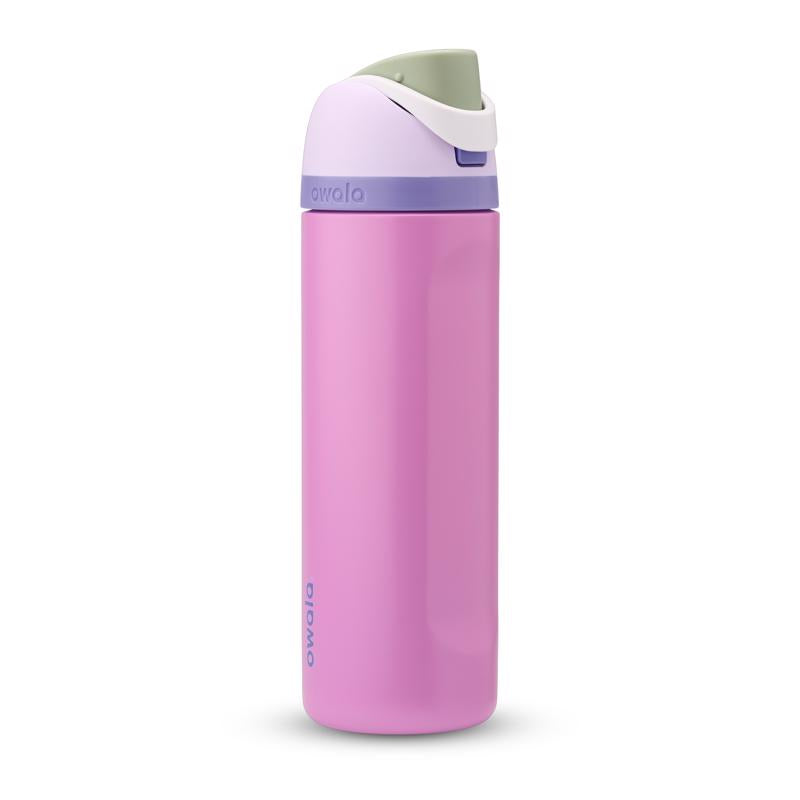 Owala FreeSip 24 oz Pink BPA Free Magenta Madness Water Bottle with Spout Lid