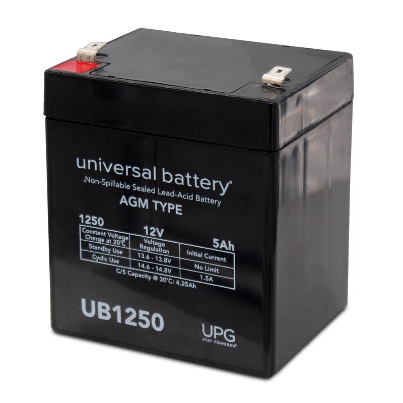 Universal Power Group UB1250 5 amps 12 V Lead Acid Battery