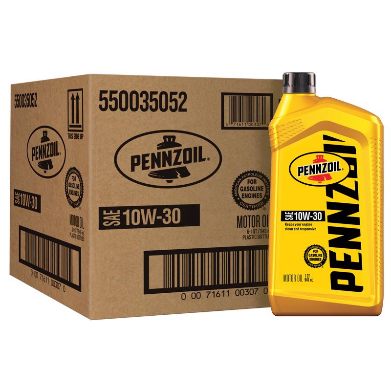 Pennzoil 10W-30 4-Cycle Conventional Motor Oil 1 qt 1 pk