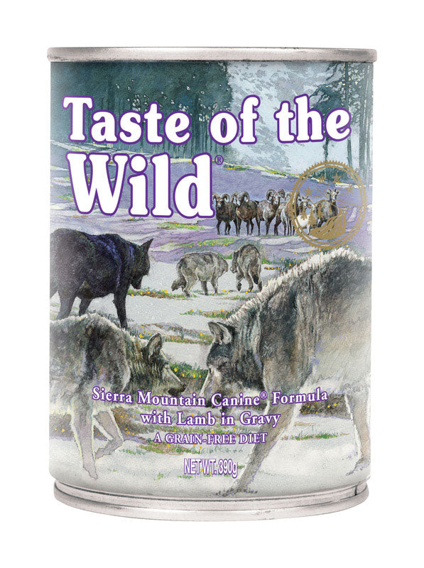 Taste of the Wild Sierra Mountain Adult Lamb Wet Dog Food Grain Free 13.8 oz