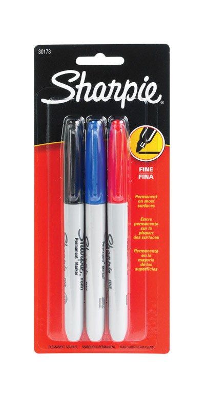 Sharpie Assorted Fine Tip Permanent Marker 3 pk