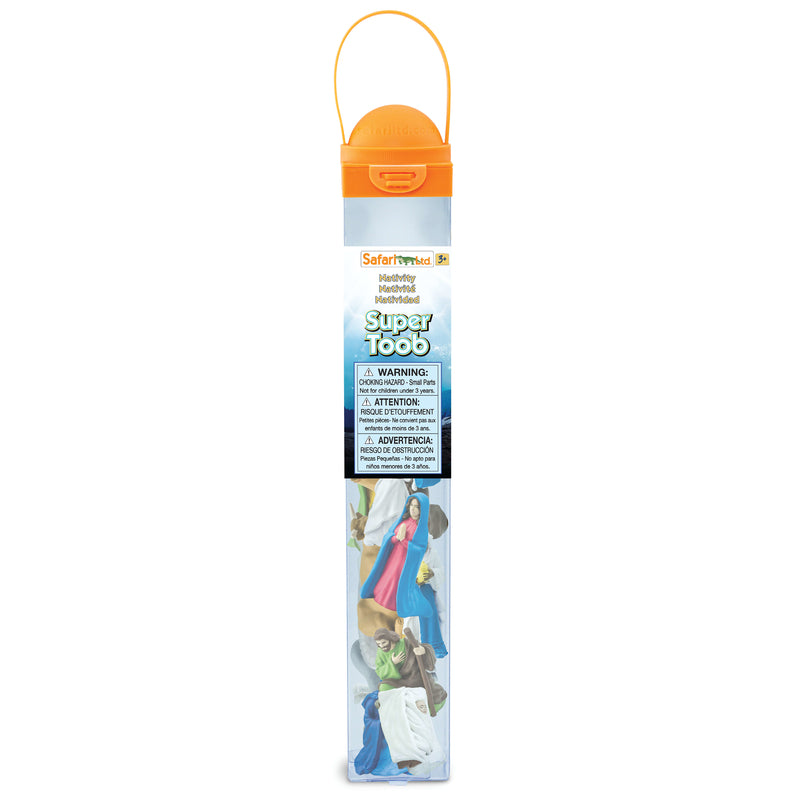 Safari Ltd. Super Toobs Nativity Toy Multicolored 13 pc