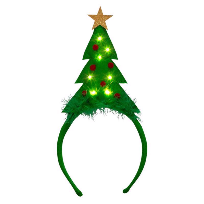 Dyno Tree with LED Lights Headband Felt 1 pk