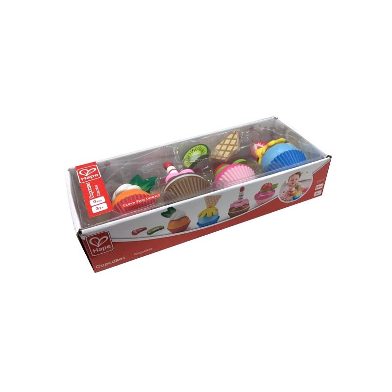 Hape Cupcake Play Set 9 pc