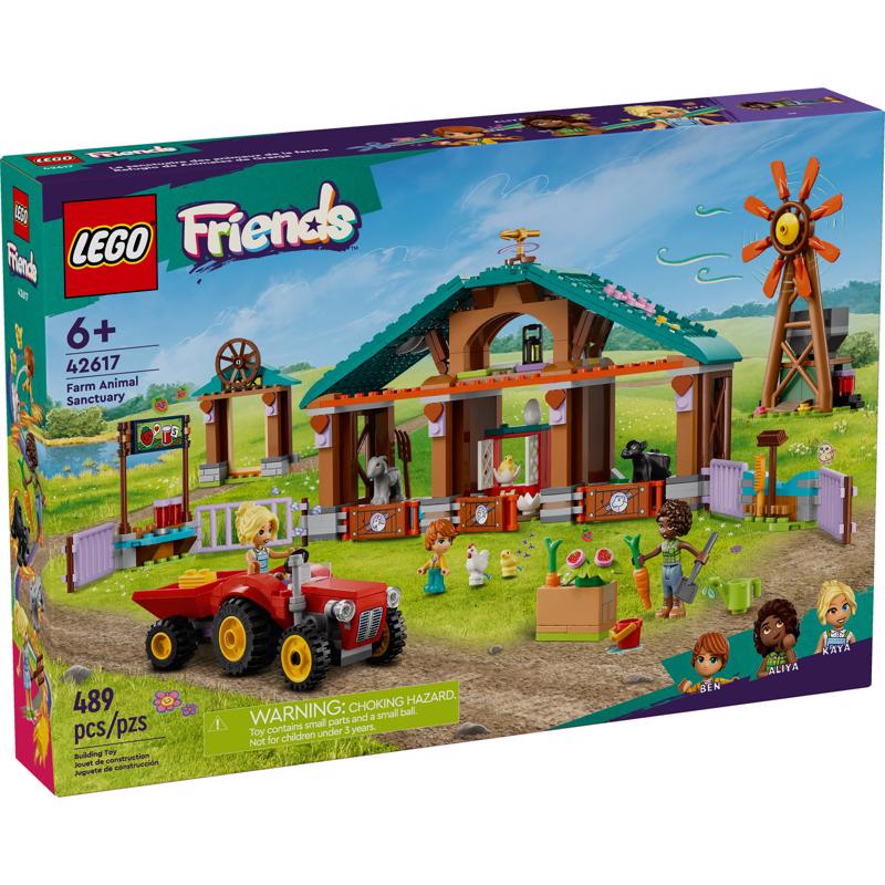 LEGO Friends Farm Animal Sanctuary Building Set Multicolor 489 pc