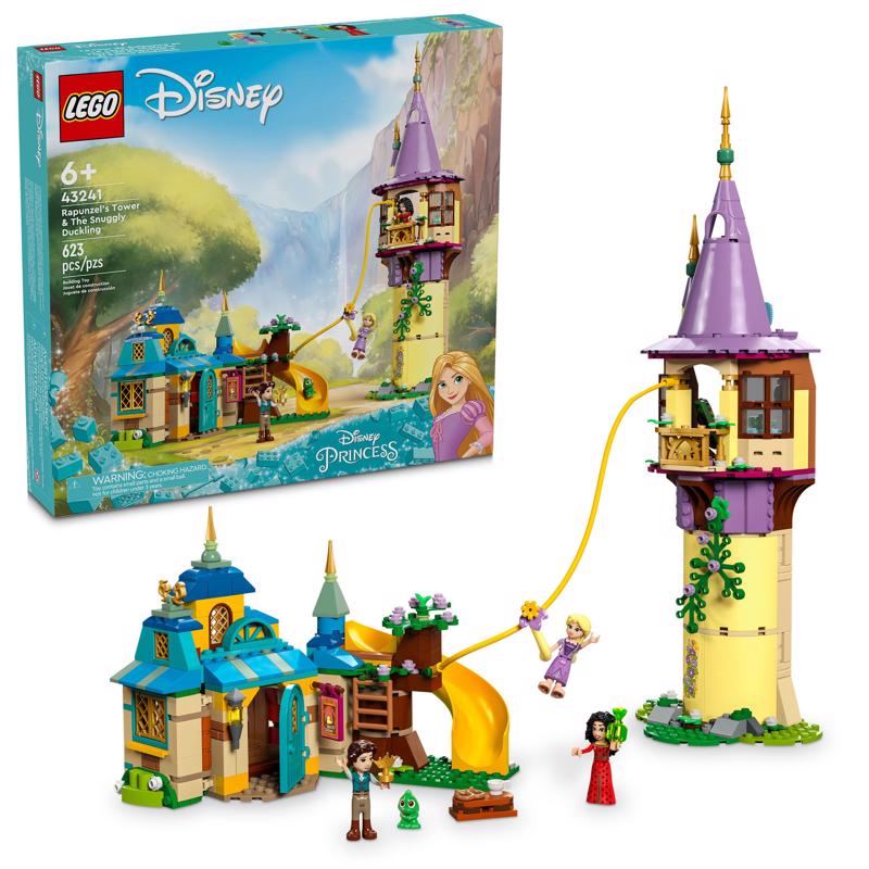 LEGO Disney Rapunzel's Tower & The Snuggly Duckling Building Set Multicolor