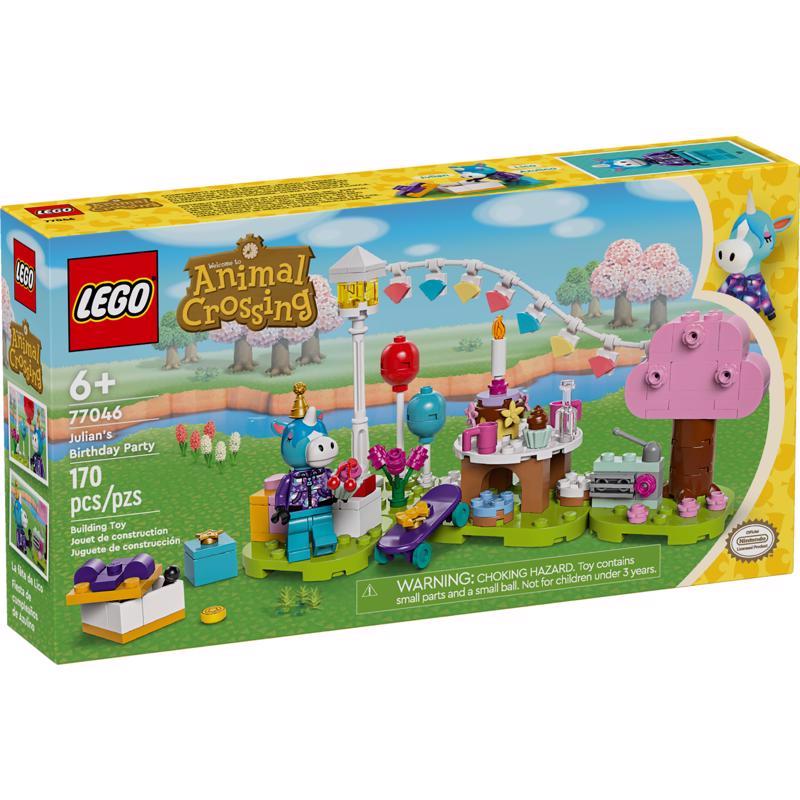 LEGO Animal Crossing Julian's Birthday Party Building Set Multicolor 170 pc