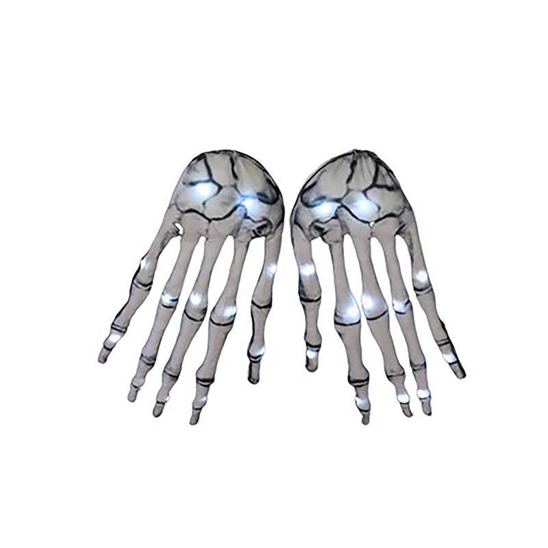 A Holiday Company 3 ft. LED Prelit Posable Skeleton Hands Halloween Decor