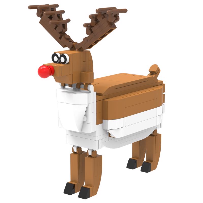 NovaBrix Reindeer Block Set 190 pc
