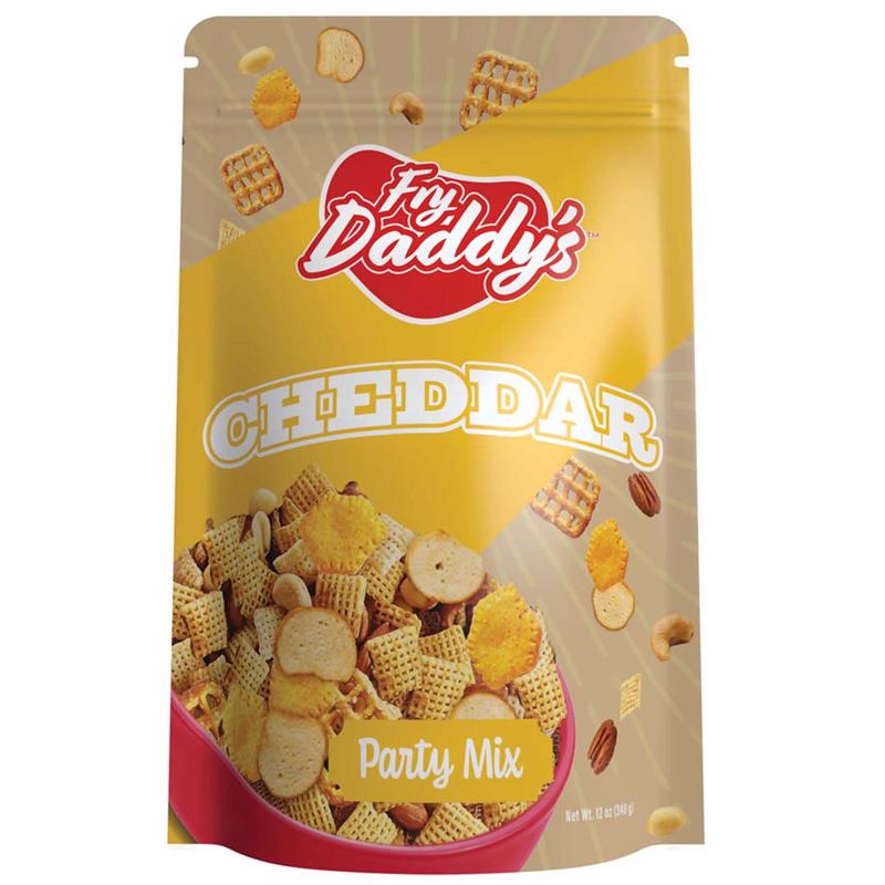 Fry Daddy's Cheddar Party Mix 12 oz Bagged