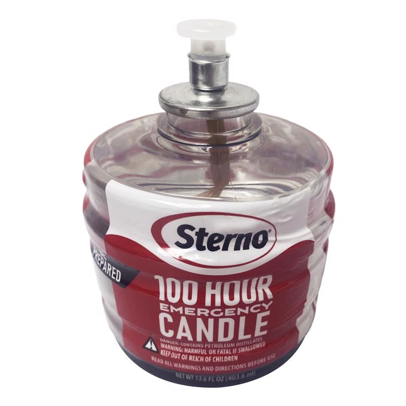Sterno Clear No Scent Scent Household Emergency Candles 13.6 oz