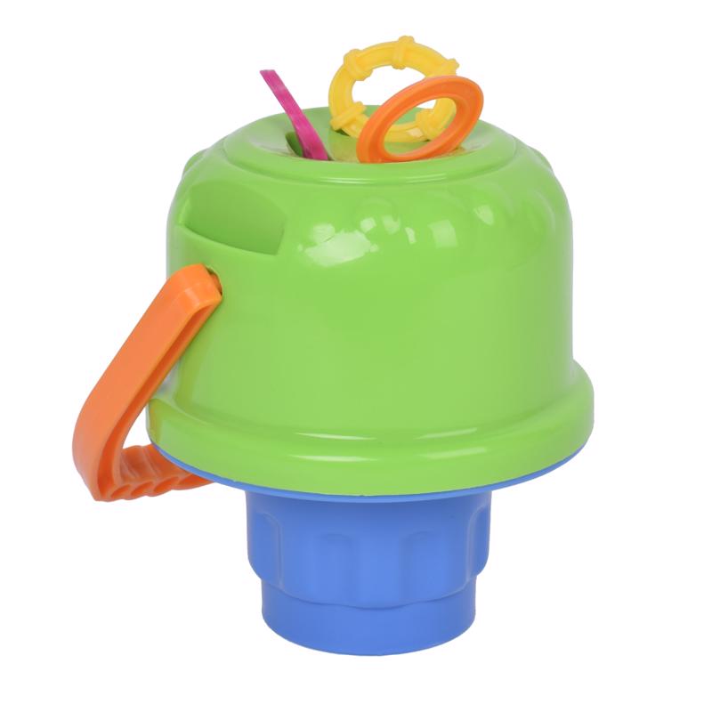 Sunny Days Mess Free Bubble Holder Green/Blue