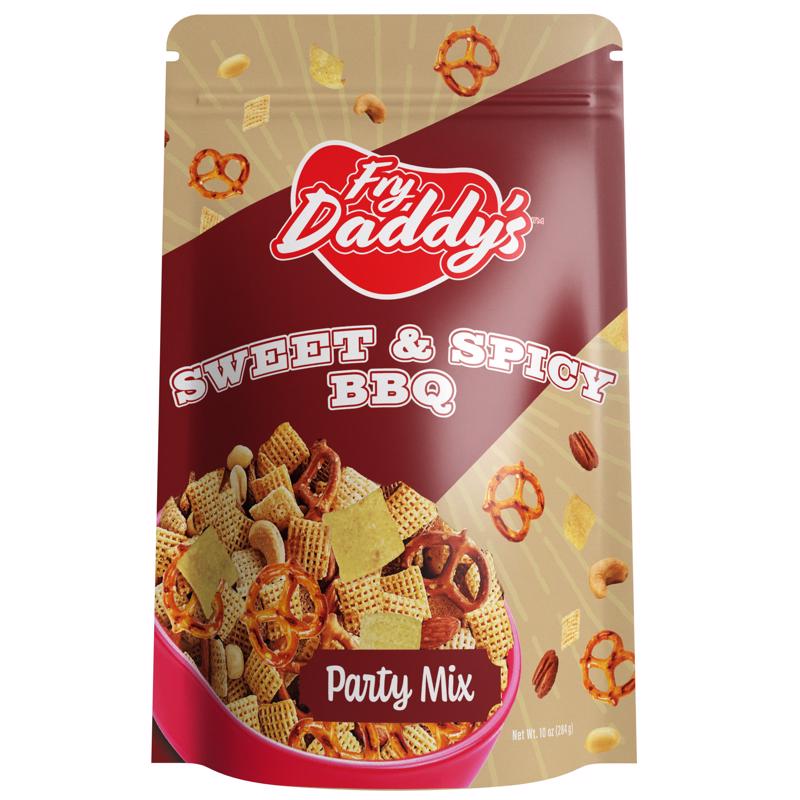 Fry Daddy's Sweet and Spicy BBQ Party Mix 10 oz Bagged